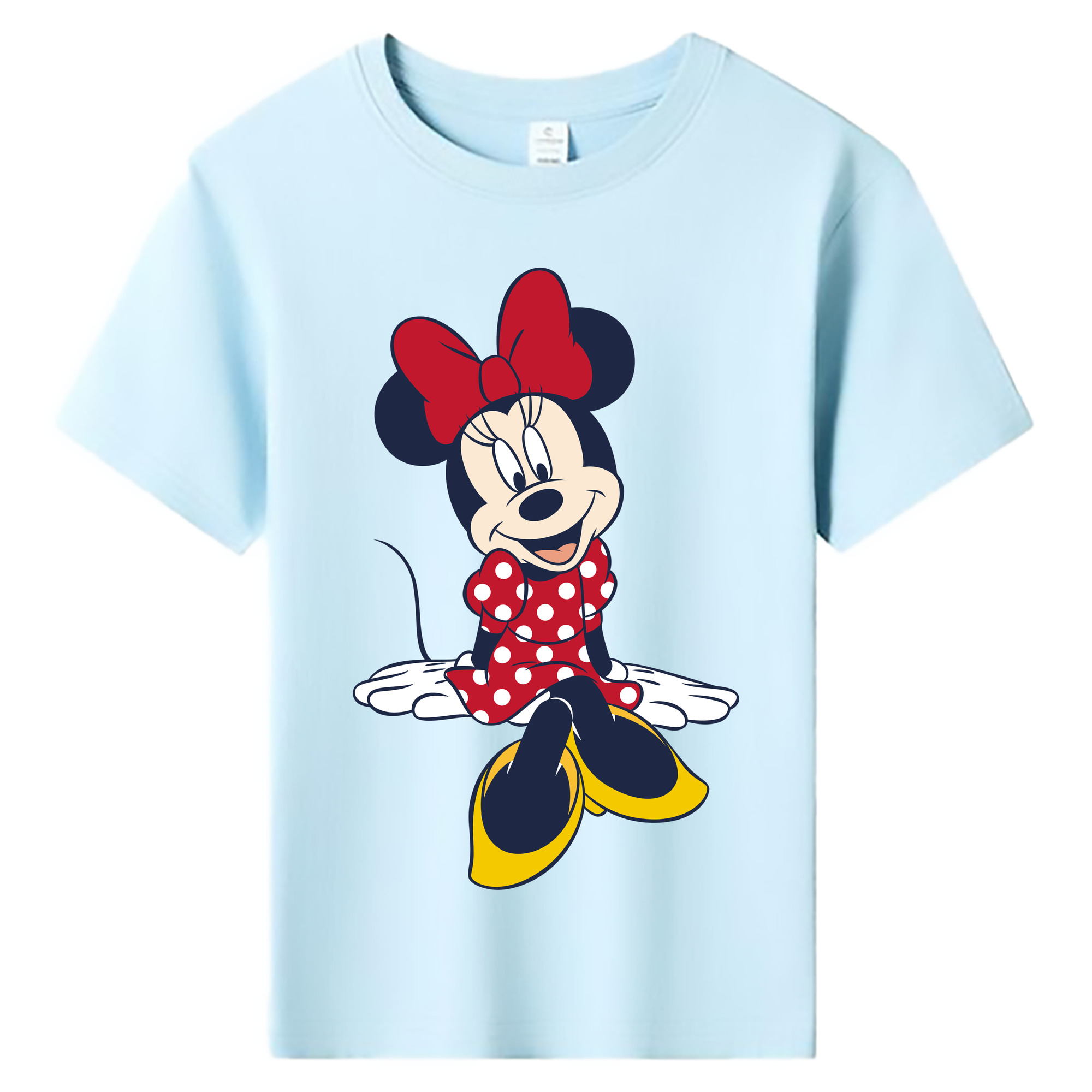 ミッキーマウス Mickey Mouse 綿100％キッズTシャツ（フロントプリント）